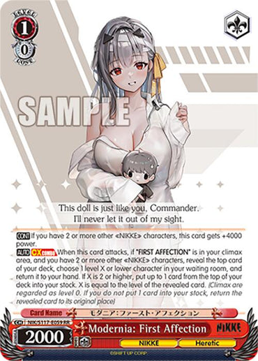 Modernia: First Affection (NIK/S117-E059 RR) [GODDESS OF VICTORY: NIKKE]