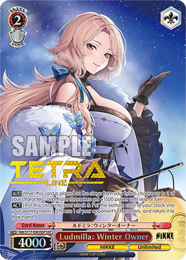 Ludmilla: Winter Owner (NIK/S117-E063SSP) SSP) [GODDESS OF VICTORY: NIKKE]