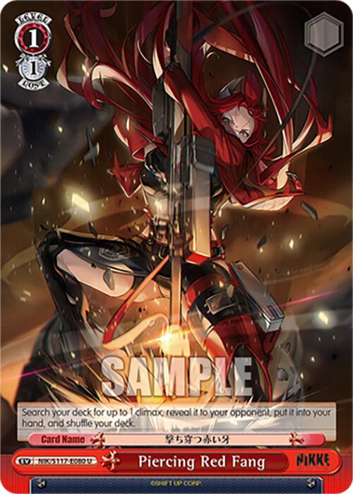 Piercing Red Fang (NIK/S117-E080 U) [GODDESS OF VICTORY: NIKKE]