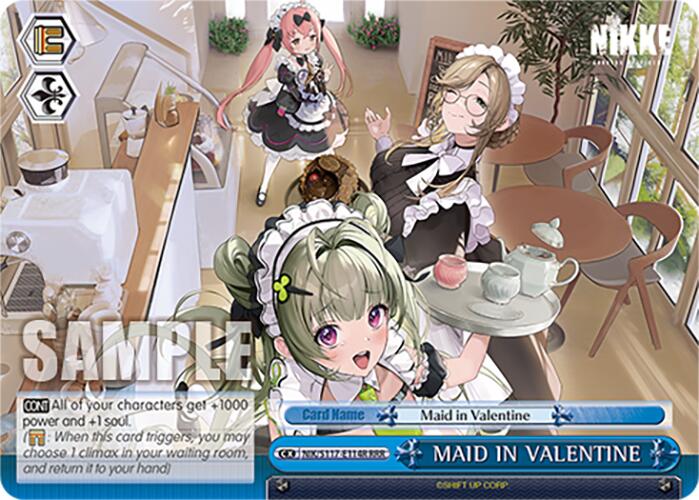 MAID IN VALENTINE (NIK/S117-E114R RRR) [GODDESS OF VICTORY: NIKKE]