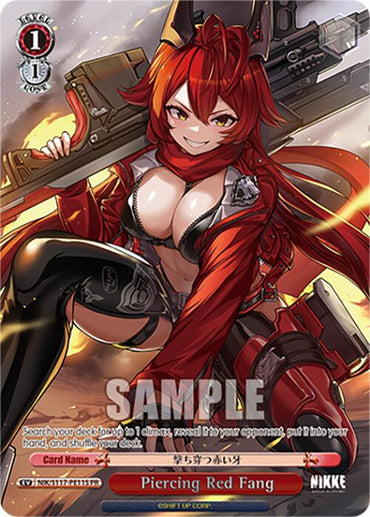 Piercing Red Fang (Foil) (NIK/S117-PE11S PR) [GODDESS OF VICTORY: NIKKE]