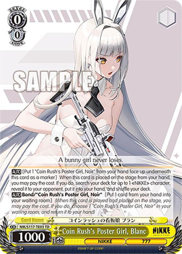 Coin Rush's Poster Girl, Blanc (NIK/S117-TE03 TD) [GODDESS OF VICTORY: NIKKE]