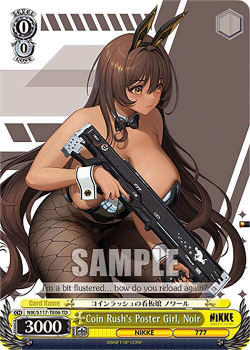 Coin Rush's Poster Girl, Noir (NIK/S117-TE06 TD) [GODDESS OF VICTORY: NIKKE]