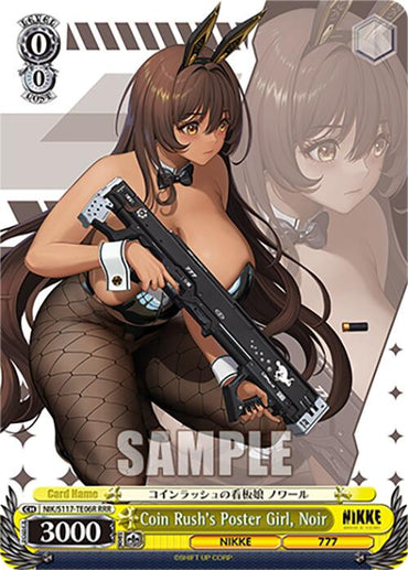 Coin Rush's Poster Girl, Noir (NIK/S117-TE06R RRR) [GODDESS OF VICTORY: NIKKE]