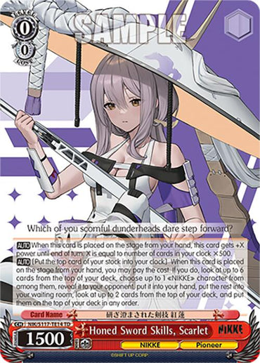 Honed Sword Skills, Scarlet(NIK/S117-TE14 TD) [GODDESS OF VICTORY: NIKKE]