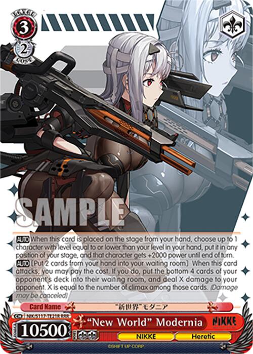 "New World" Modernia(NIK/S117-TE21SP SP) [GODDESS OF VICTORY: NIKKE]