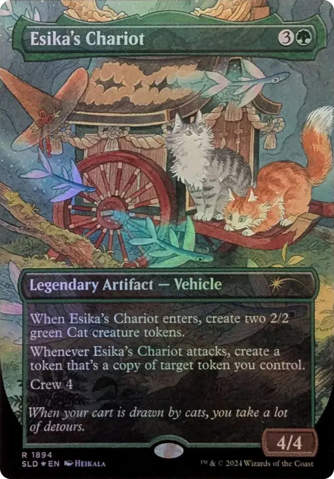 Esika's Chariot (Rainbow Foil) [Secret Lair Drop Series]