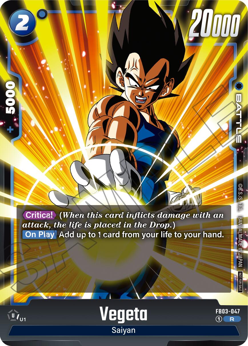 Vegeta (Limited Pack 01) [Fusion World Promotion Cards]