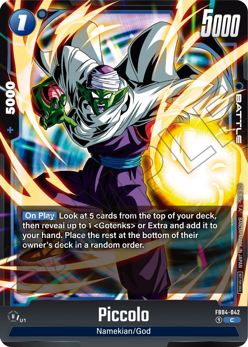 Piccolo (Limited Pack 01) [Fusion World Promotion Cards]