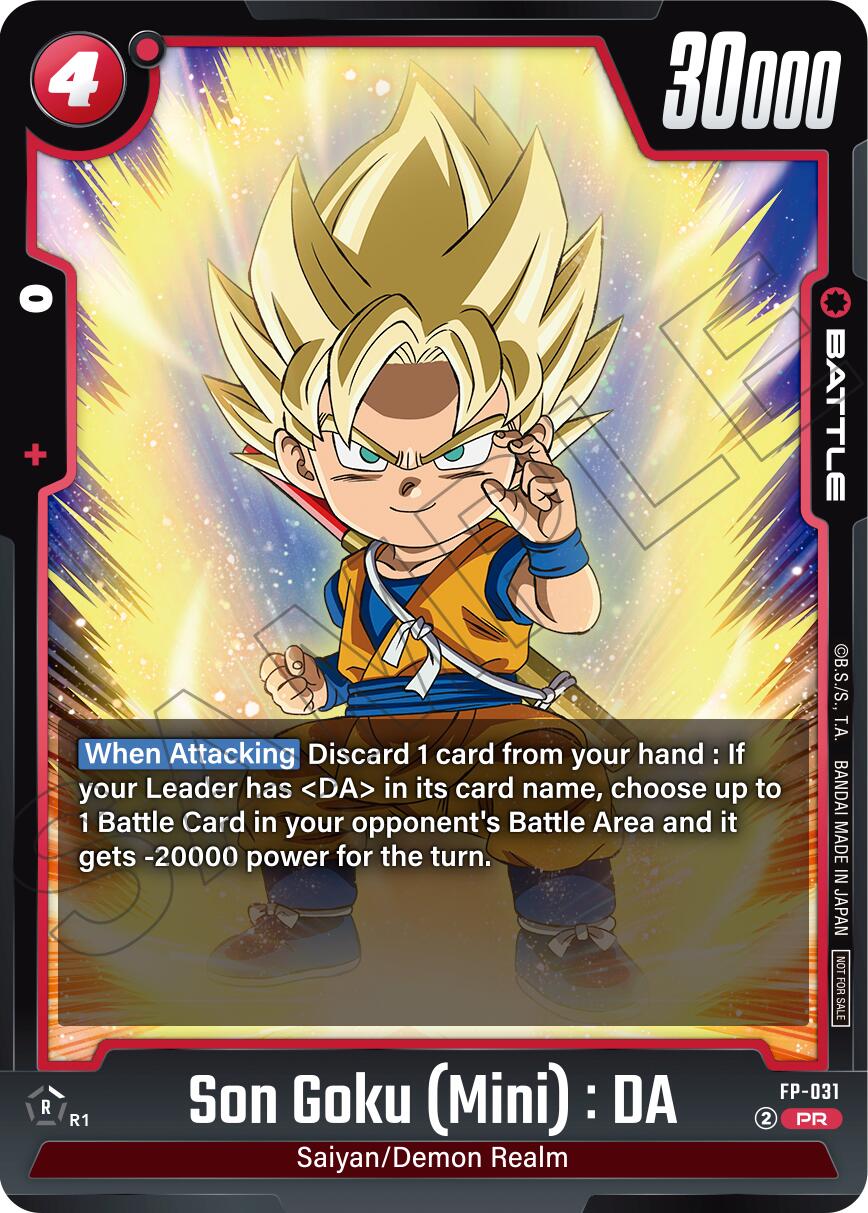 Son Goku (Mini) : DA (Promotion Pack Vol.5) [Fusion World Promotion Cards]