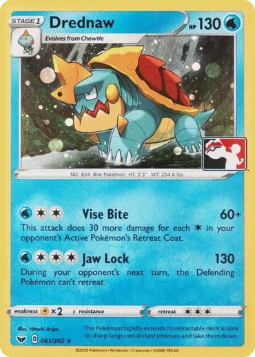 Drednaw (061/202) (Play Pokemon Promo) [League & Championship Cards]