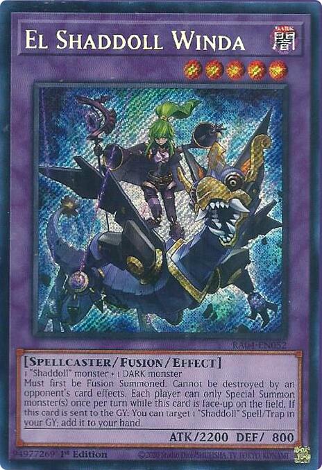 El Shaddoll Winda [RA04-EN052] Secret Rare