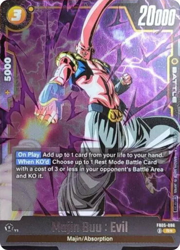 Majin Buu : Evil (Tournament Pack 06) [Fusion World Tournament Cards]