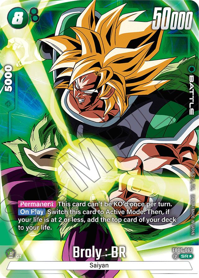 Broly : BR (FB06-063) [Rivals Clash]