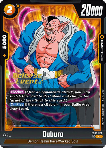 Dabura [Rivals Clash Release Event Cards]