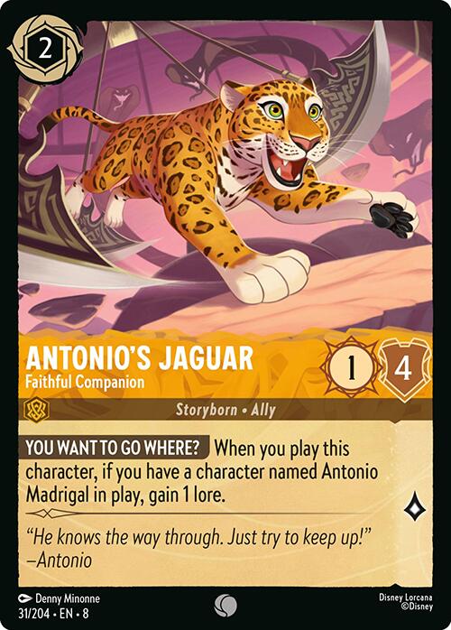 Antonio's Jaguar - Faithful Companion (31/204) [Reign of Jafar]