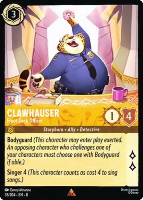 Clawhauser - Front Desk Officer (35/204) [Reign of Jafar]