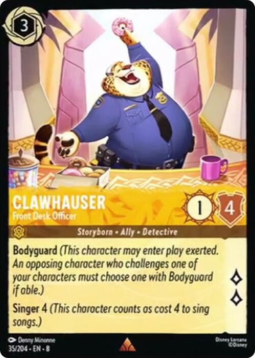Clawhauser - Front Desk Officer (35/204) [Reign of Jafar]