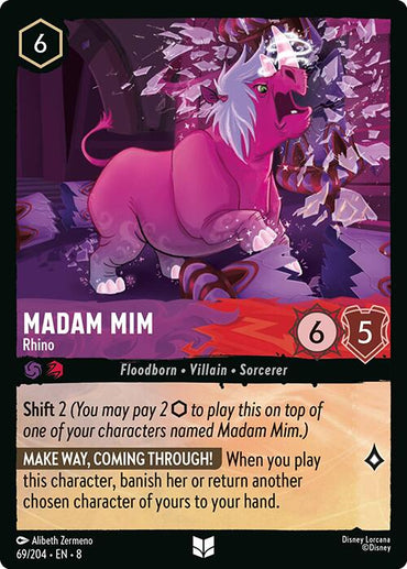Madam Mim - Rhino (69/204) [Reign of Jafar]