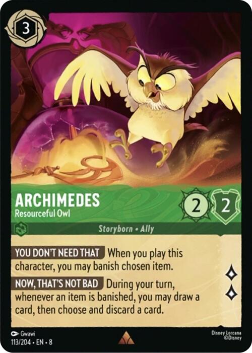Archimedes - Resourceful Owl (113/204) [Reign of Jafar]