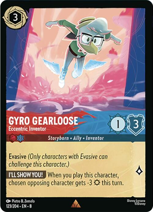 Gyro Gearloose - Eccentric Inventor (123/204) [Reign of Jafar]