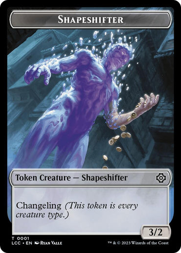 Shapeshifter // Cat Double-Sided Token [Secret Lair Drop Series]