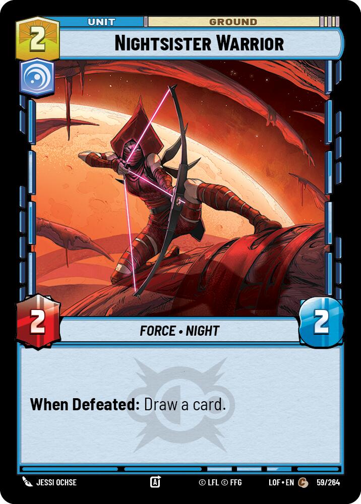 Nightsister Warrior (59/264) (59/264) [Legends of the Force]