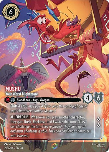 Mushu - Your Worst Nightmare (Enchanted) (218/204) [Reign of Jafar]