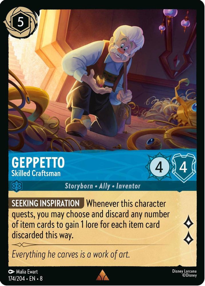 Geppetto – Skilled Craftsman (174/204) [Reign of Jafar]