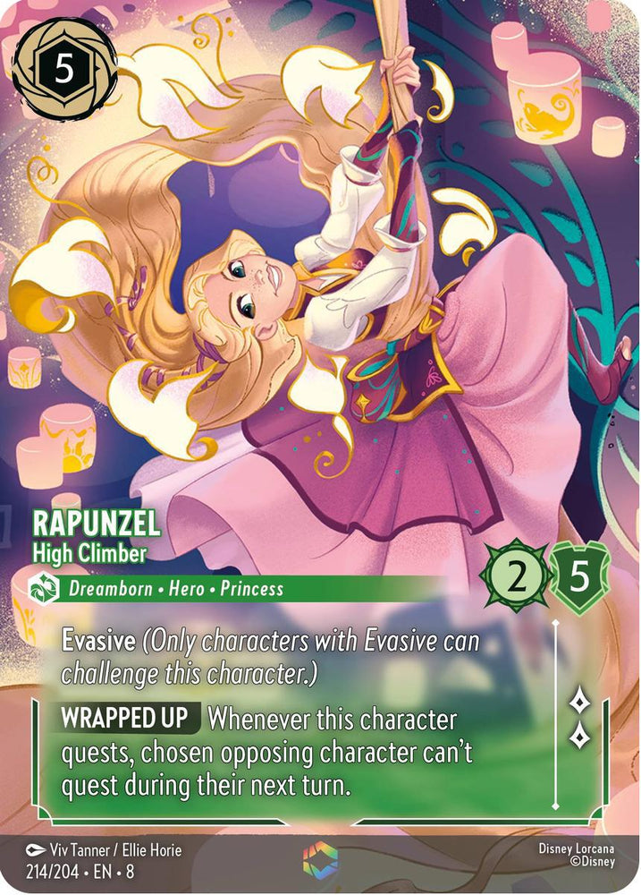 Rapunzel - High Climber (Enchanted) (214/204) [Reign of Jafar]