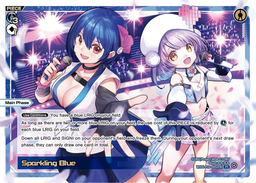 Sparking Blue (WXDi-P16-005[EN]) [Legendary DIVA]