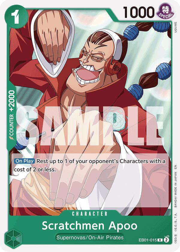 Scratchmen Apoo (Reprint) [Starter Deck: GREEN Jewelry Bonney]