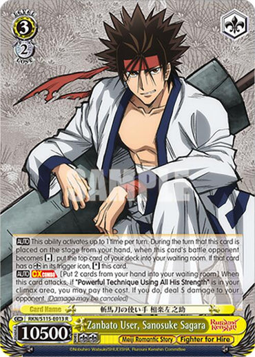 Zanbato User, Sanosuke Sagara (RKN/S115-E013 R) [Rurouni Kenshin]