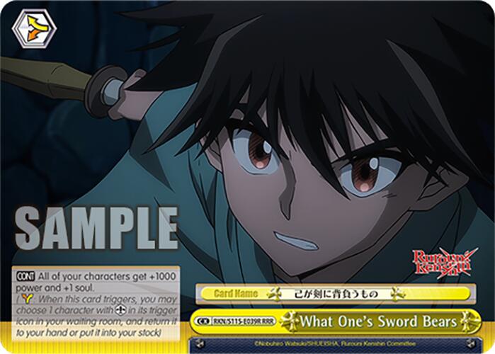 What One's Sword Bears (RKN/S115-E039R RRR) [Rurouni Kenshin]