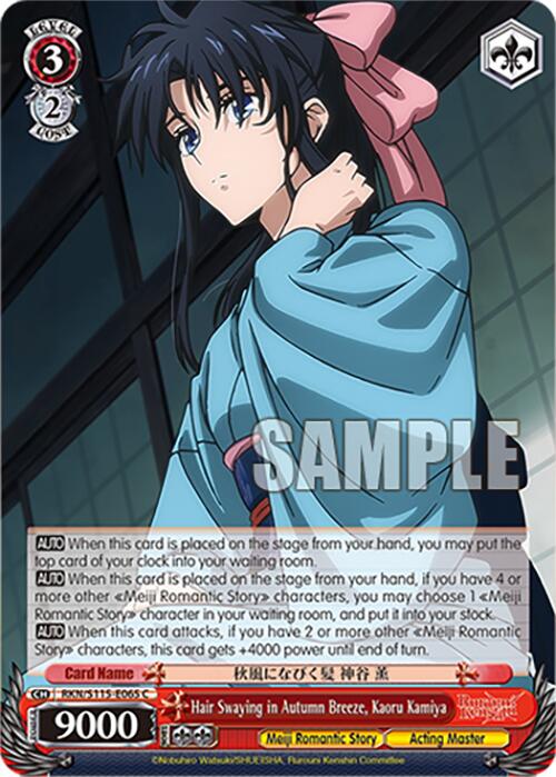 Hair Swaying in Autumn Breeze, Kaoru Kamiya (RKN/S115-E065 C) [Rurouni Kenshin]