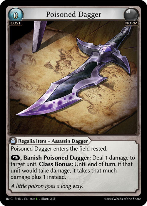 Poisoned Dagger (008) [Tristan Re:Collection, Shadowdancer Lite]