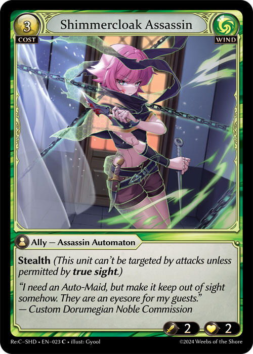 Shimmercloak Assassin (023) [Tristan Re:Collection, Shadowdancer Lite]
