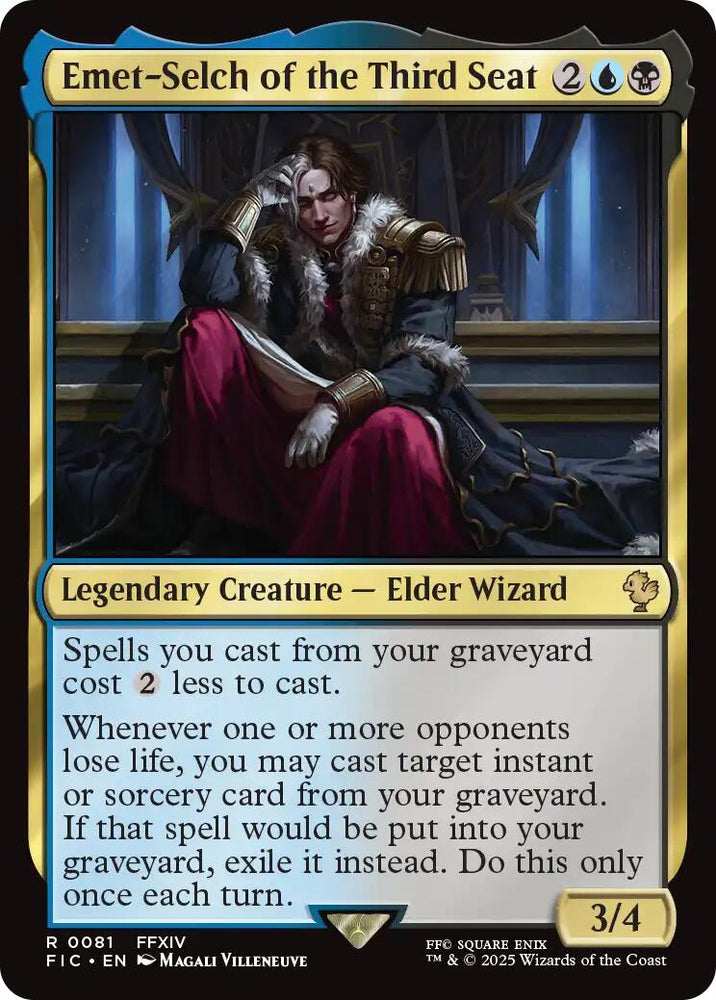Emet-Selch of the Third Seat (Surge Foil) [FINAL FANTASY Commander]