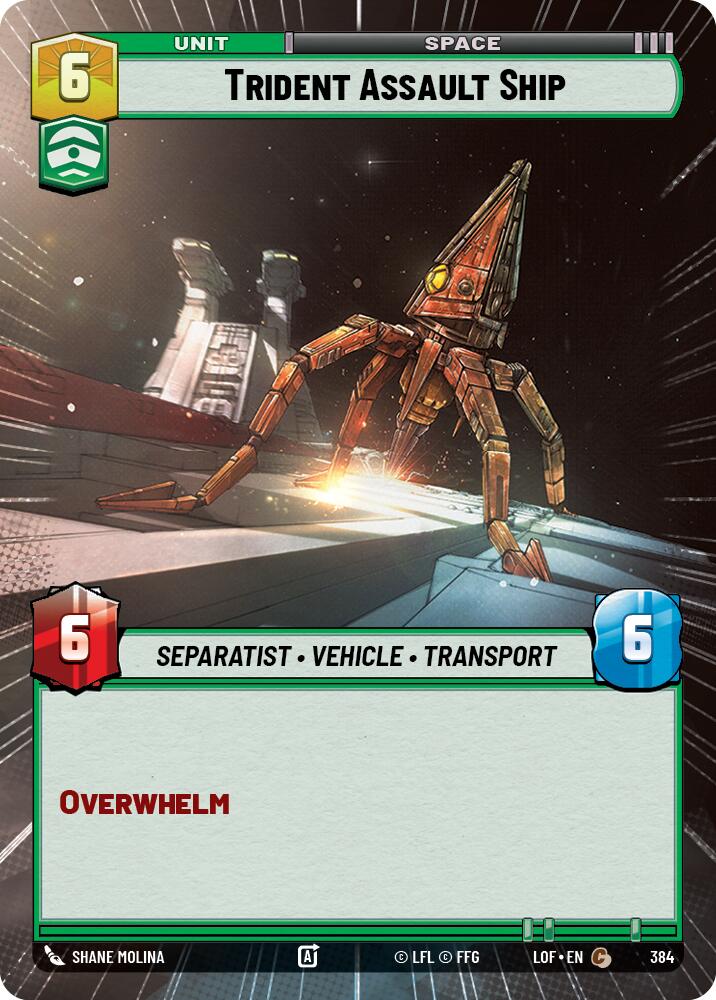 Trident Assault Ship (384) (Hyperspace) (384) [Legends of the Force]