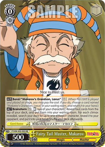 Fairy Tail Master, Makarov (FT/EN-S02-003 R RE) [Fairy Tail Chronicle Set]