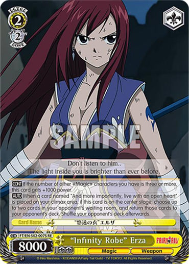 Infinity Robe Erza (FT/EN-S02-007S SR RE) [Fairy Tail Chronicle Set]