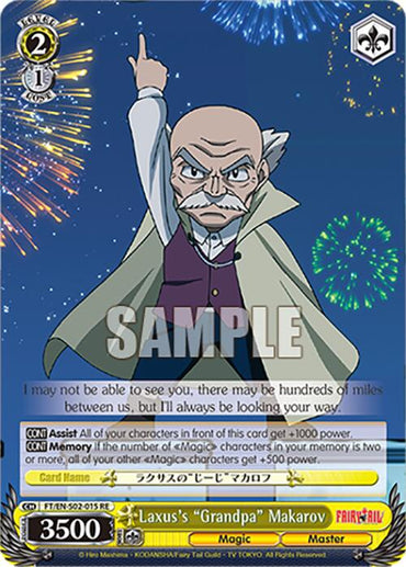 Laxus's "Grandpa" Makarov (FT/EN-S02-015 U RE) [Fairy Tail Chronicle Set]