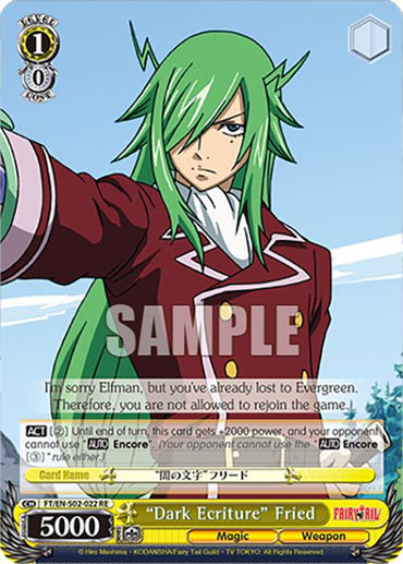 Dark Ecriture Fried (FT/EN-S02-022 C RE) [Fairy Tail Chronicle Set]