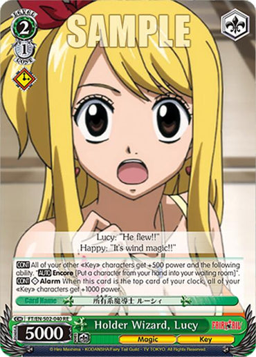 Holder Wizard, Lucy (FT/EN-S02-040 U RE) [Fairy Tail Chronicle Set]
