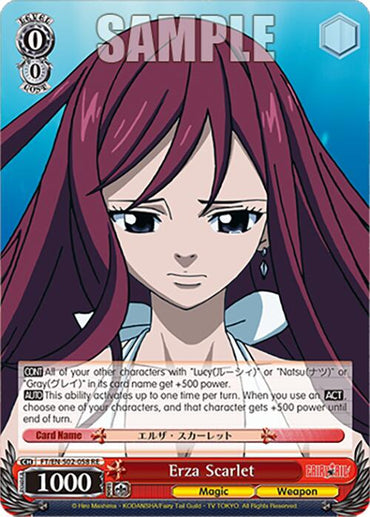 Erza Scarlet (FT/EN-S02-058 U RE) [Fairy Tail Chronicle Set]