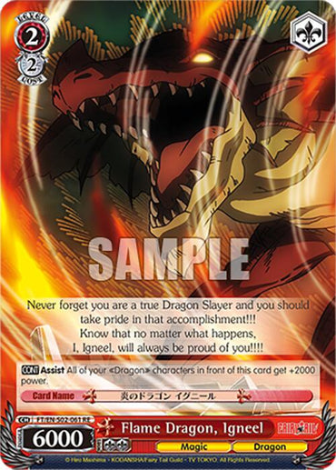 Flame Dragon, Igneel (FT/EN-S02-061 U RE) [Fairy Tail Chronicle Set]