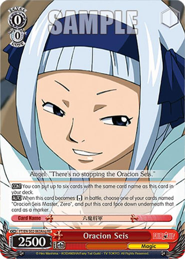 Oracion Seis (Angel) (FT/EN-S02-063Ang C RE) [Fairy Tail Chronicle Set]