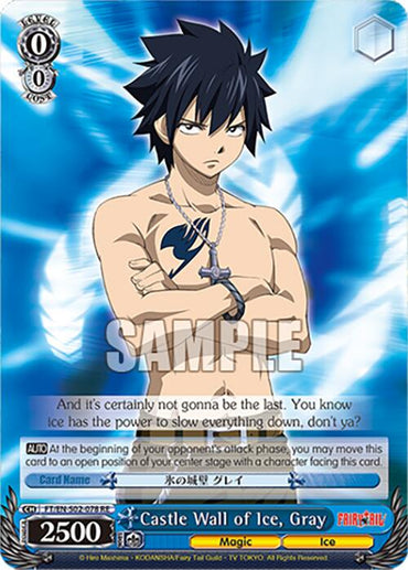 Castle Wall of Ice, Gray (FT/EN-S02-078 U RE) [Fairy Tail Chronicle Set]