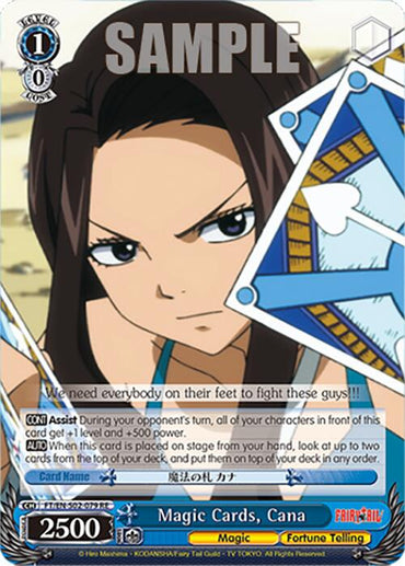 Magic Cards, Cana (FT/EN-S02-079 U RE) [Fairy Tail Chronicle Set]