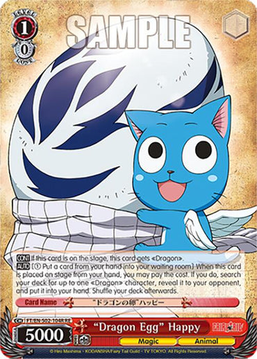 Dragon Egg Happy (FT/EN-S02-104R RRR RE) [Fairy Tail Chronicle Set]
